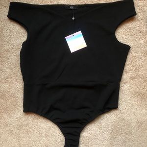 Off-shoulder bodysuit